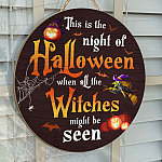 2KNG. Halloween Witch (6) Door Sign Mockup 14