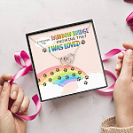 Dog Mom I Crossed the Rainbow Bridge Knowing That I Was Loved Interlocking Hearts Pendant Necklace