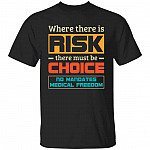 Where There Is Risk Tshirt, Black, Unisex T-Shirt