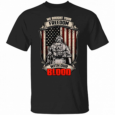 We Bought Your Freedom Tshirt, Black, Unisex T-Shirt