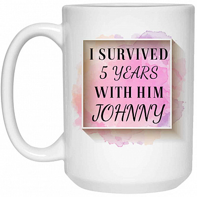 15 oz. White Mug