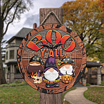 3KNG. Boo Y'all Door Sign Mockup 3