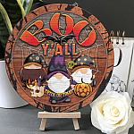 3KNG. Boo Y'all Door Sign Mockup 5