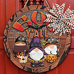 3KNG. Boo Y'all Door Sign Mockup 10