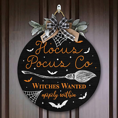 Wooden Door Sign