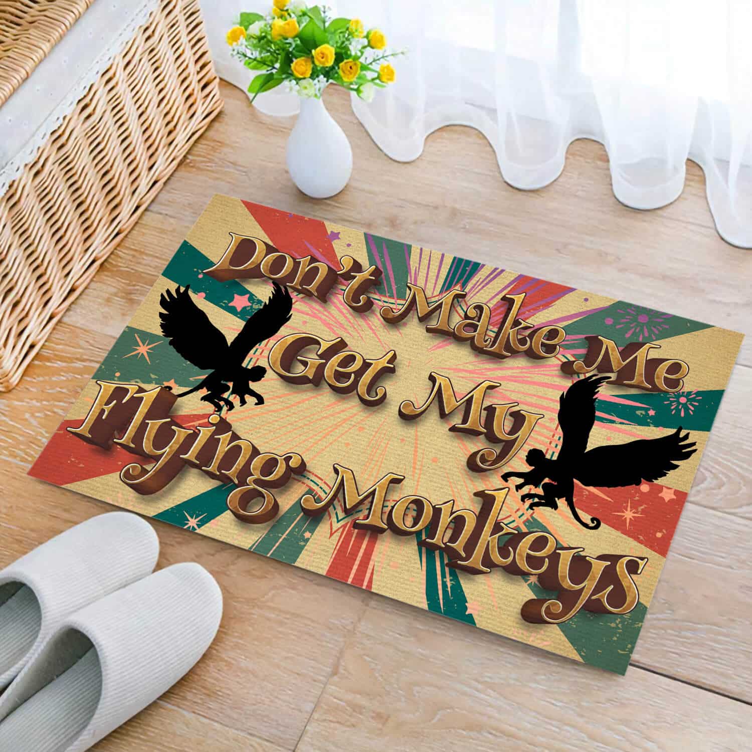 5TM. Flying Monkeys Doormat mockup 2