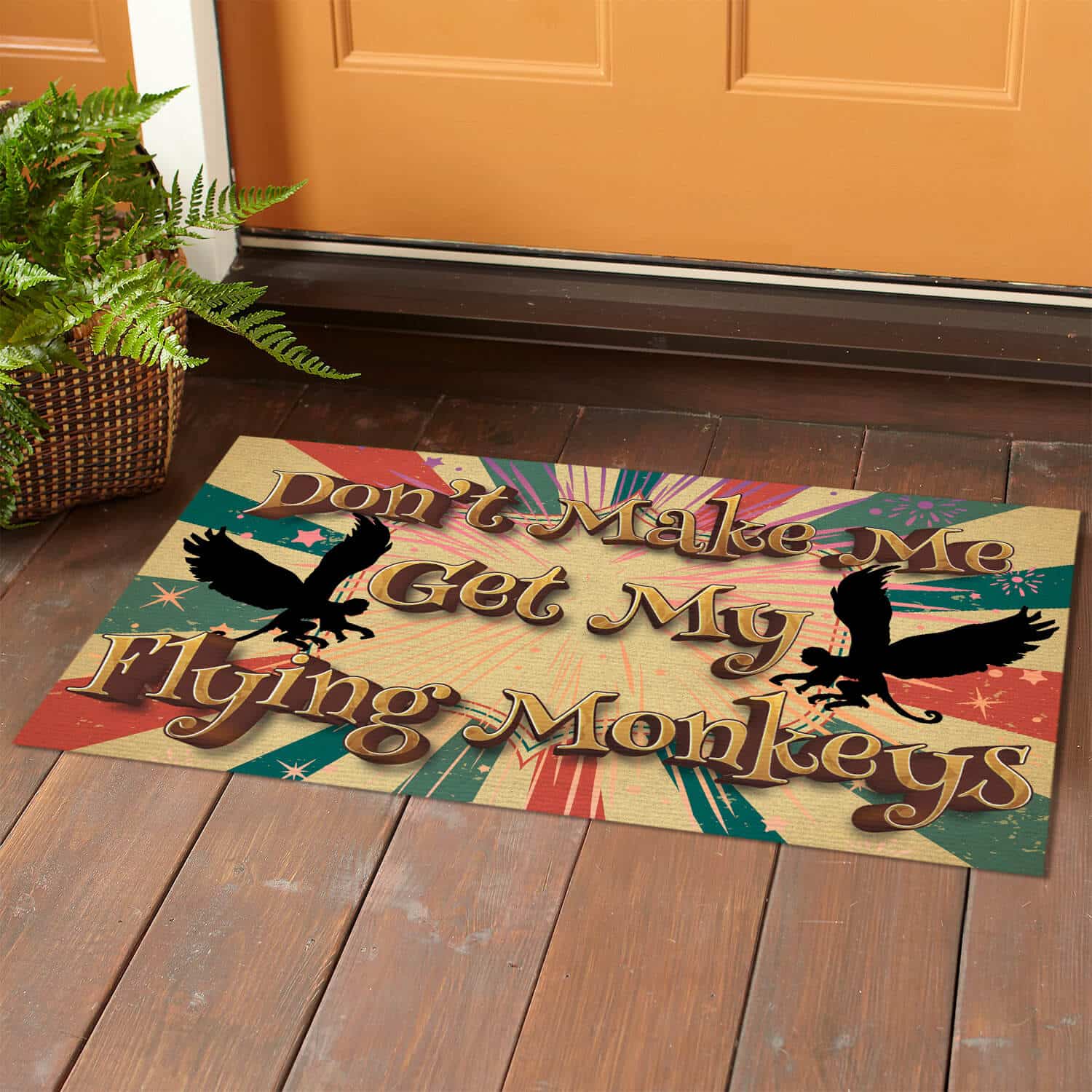 5TM. Flying Monkeys Doormat mockup 1