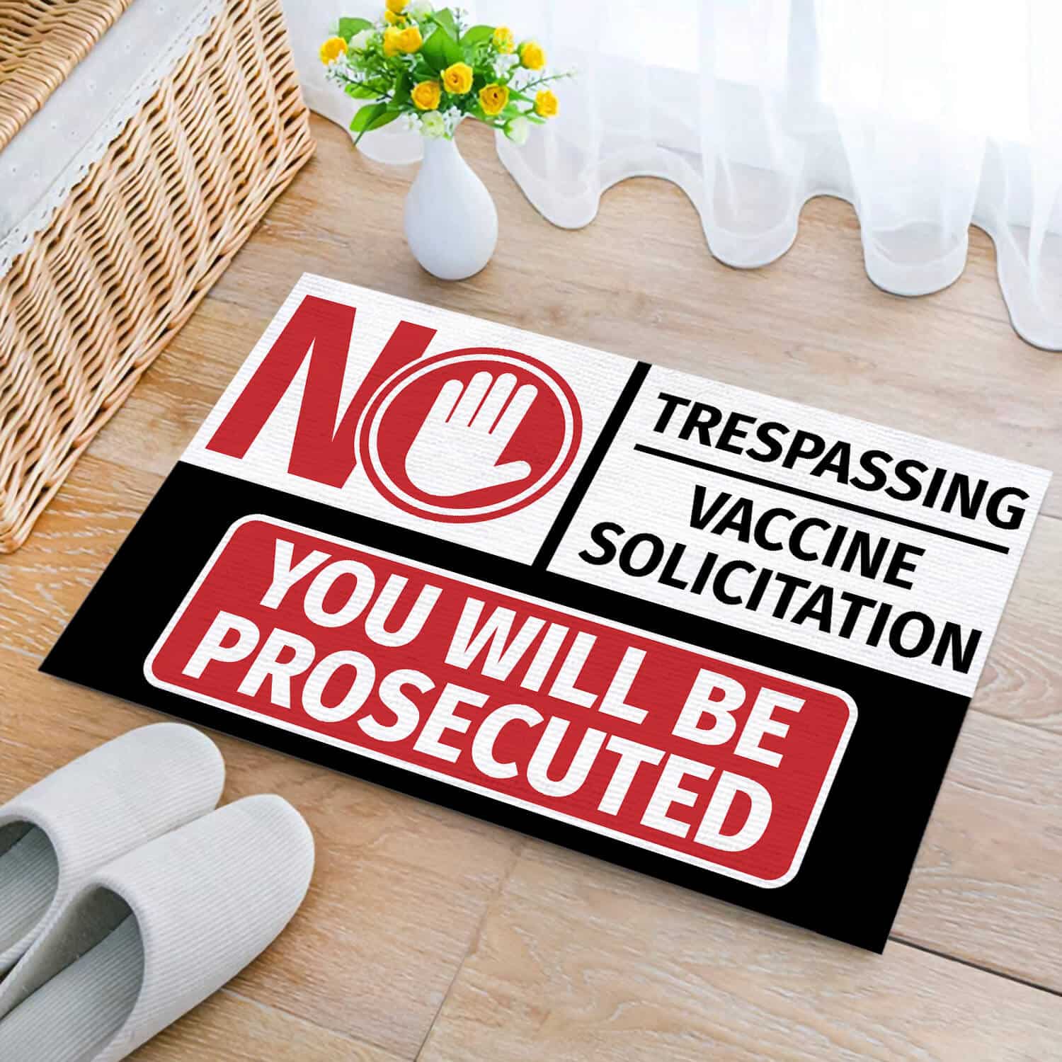 7HV. No Vaccine Doormat mockup 2