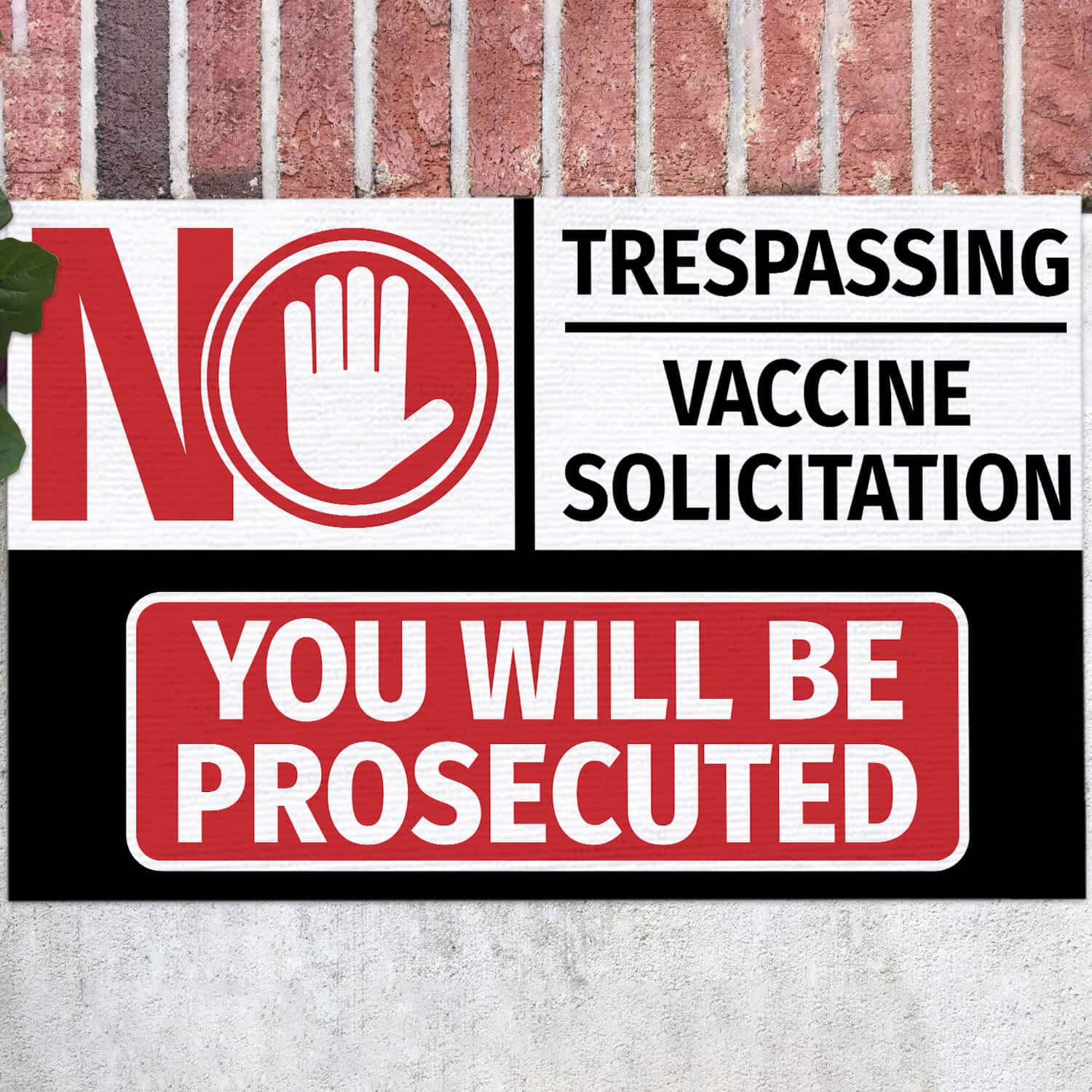 7HV. No Vaccine Doormat mockup 12