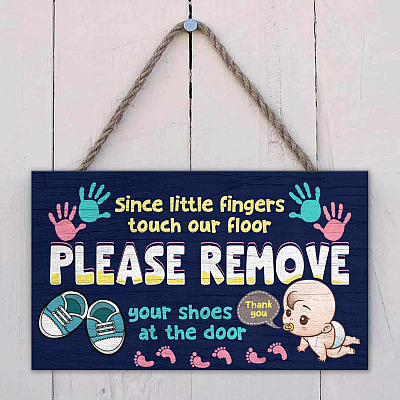 Wooden Door Sign