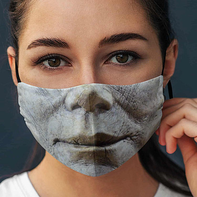 Michael Myers Horror Movie Character Halloween Washable Reusable Custom Printed Cloth Face Mask Cover