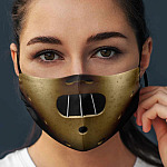 Hannibal Lecter Washable Reusable Custom Printed Cloth Face Mask Cover
