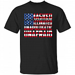 Unmasked Unvaccinated Tshirt, Black, Unisex T-Shirt