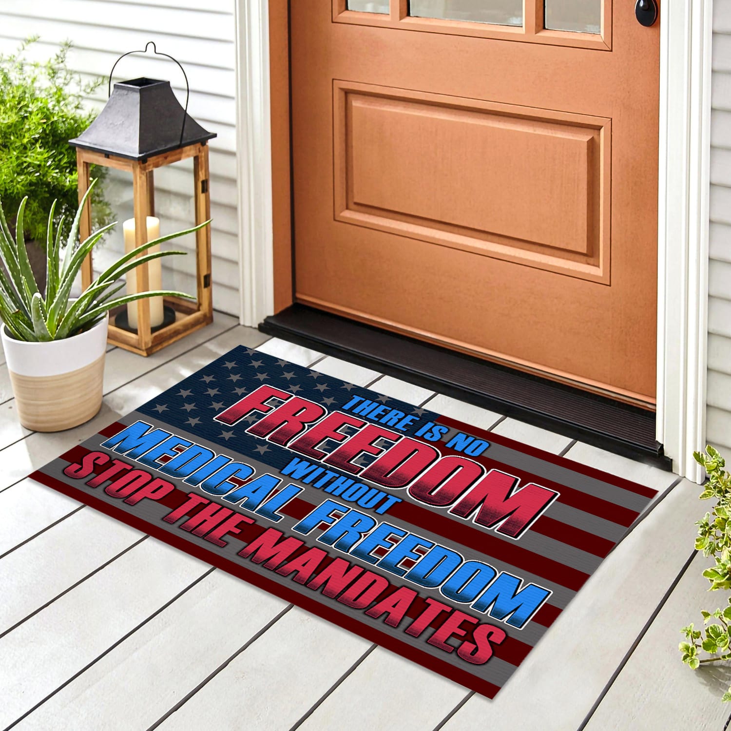 2LV. Medical Freedom (4) Doormat mockup 8