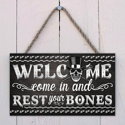 Wooden Door Sign
