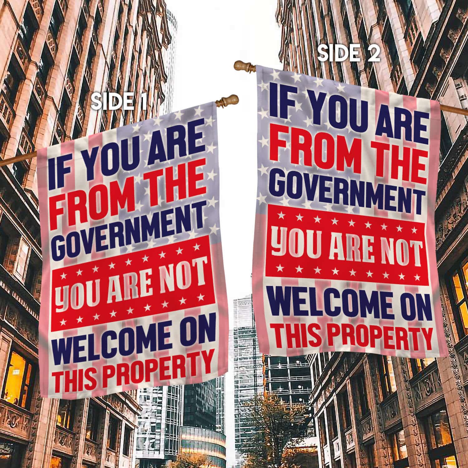 30X40 SIDE 1 House Flag Mockup 2 Side-1