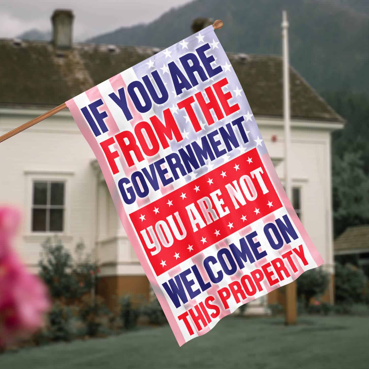 30X40 SIDE 1 House Flag Mockup 4