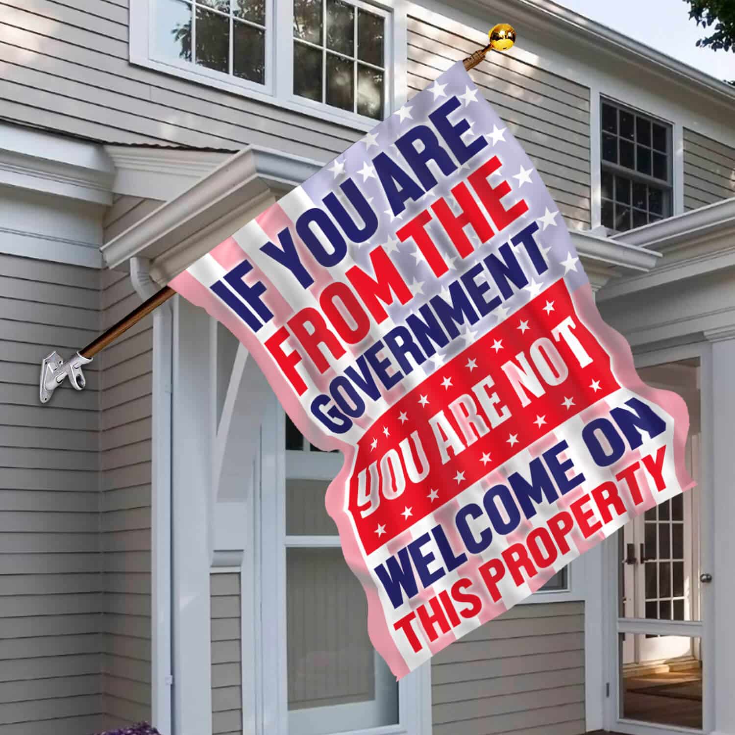 30X40 SIDE 1 House Flag Mockup 6