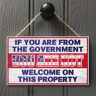 Wooden Door Sign