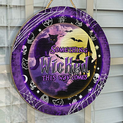 Wooden Door Sign