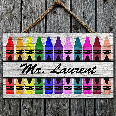 Wooden Door Sign