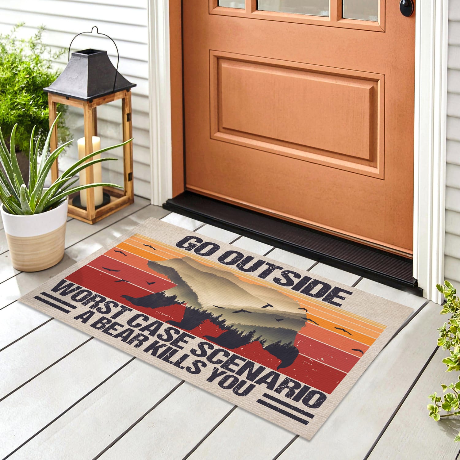 5NH. Go Outside(3) Doormat mockup 8