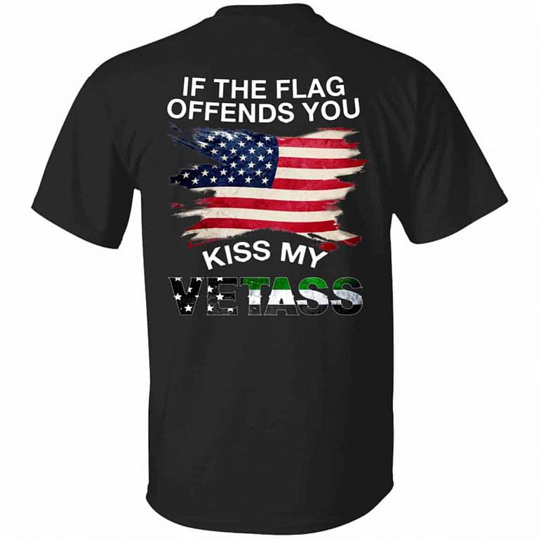 1N.If The Flag Offends YOu (4), Black, Unisex T-Shirt