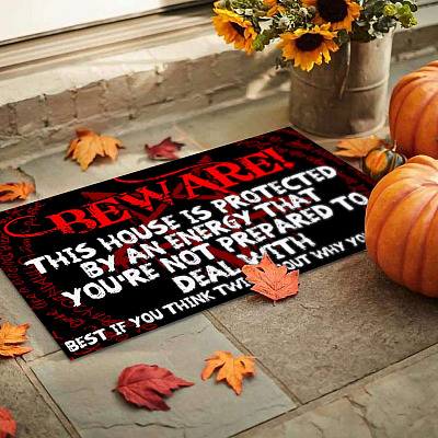 Alternative view of Beware This House Is Protected By An Energy That You're Not Prepared To Deal With Entrance Indoor Outdoor