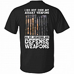 I Do Not Own Any AssauOnly, Black, Unisex T-Shirt