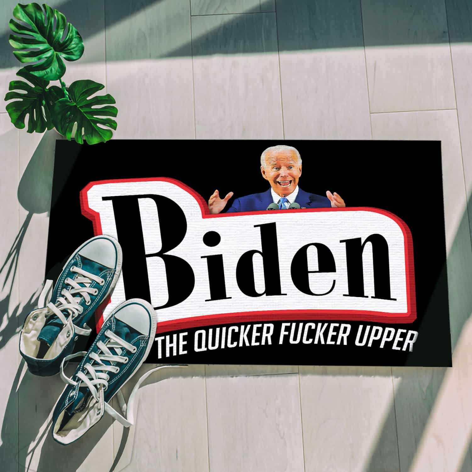 3Th. Quicker Fucker Upper Doormat mockup 5