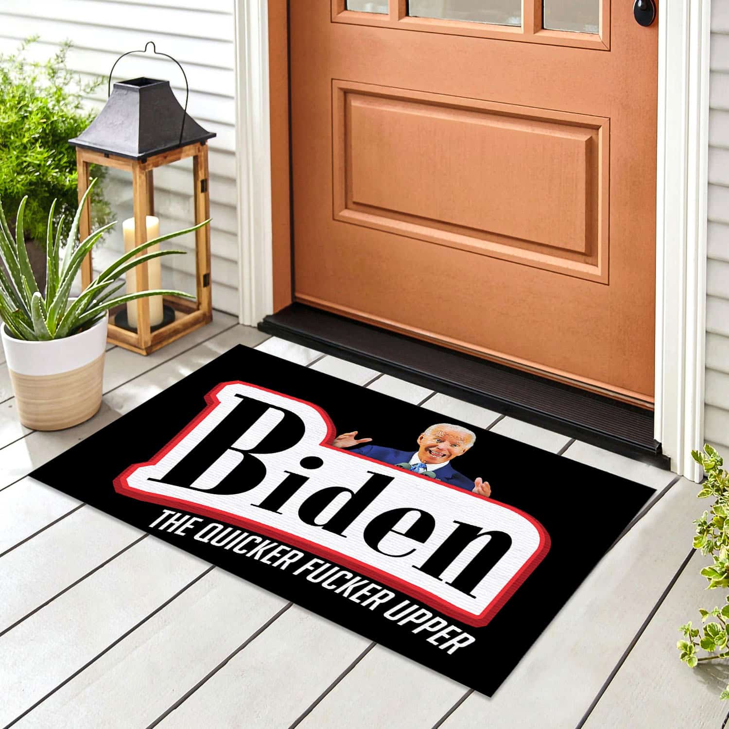 3Th. Quicker Fucker Upper Doormat mockup 8