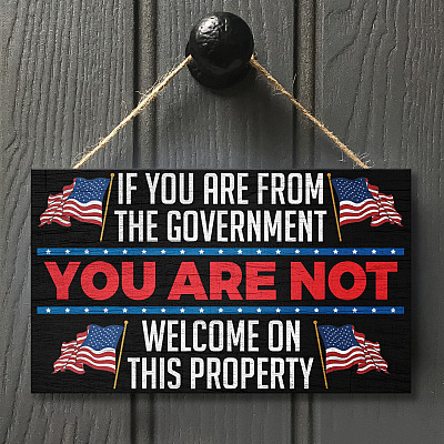 Wooden Door Sign