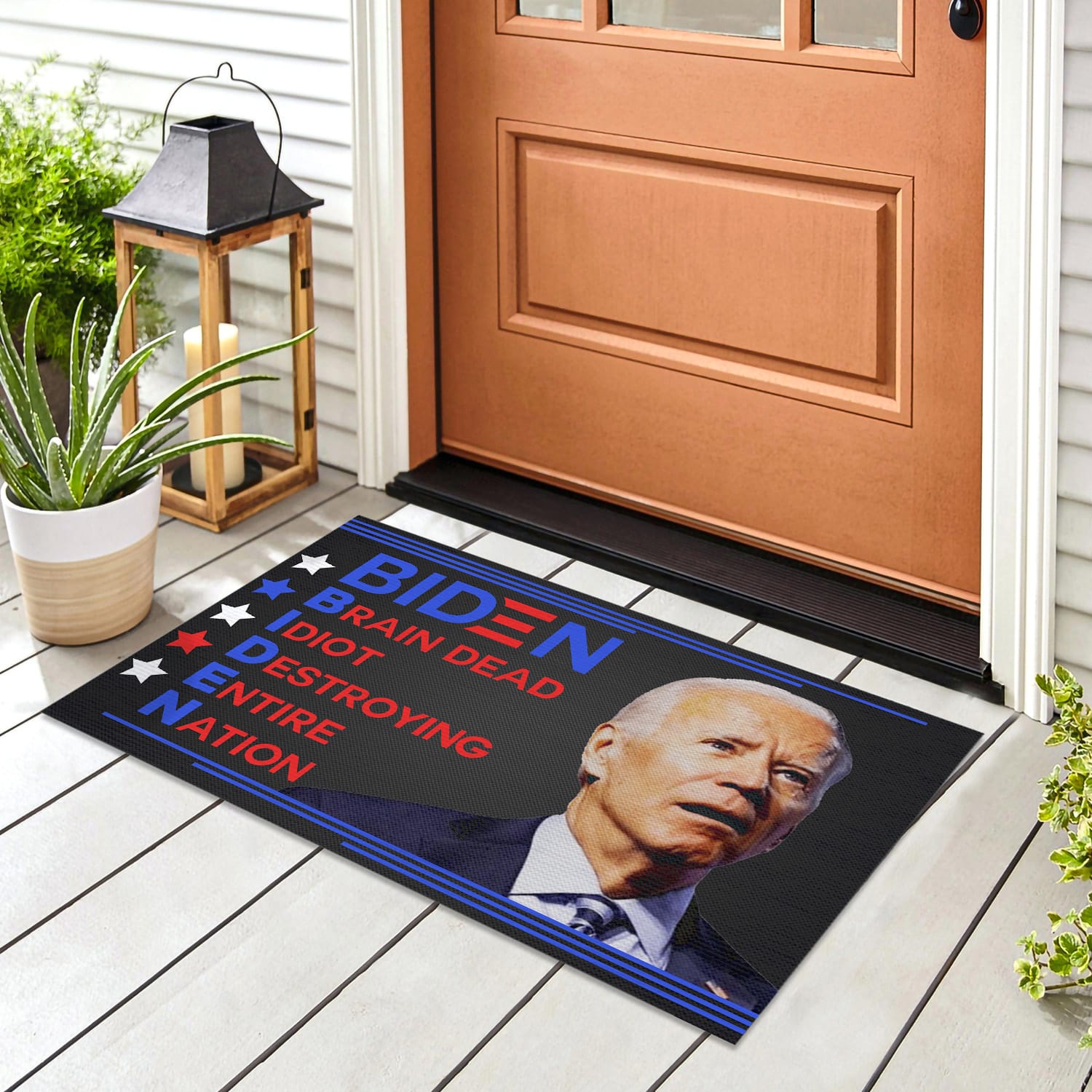 2LV. Braindead Idiot Doormat Doormat mockup 8