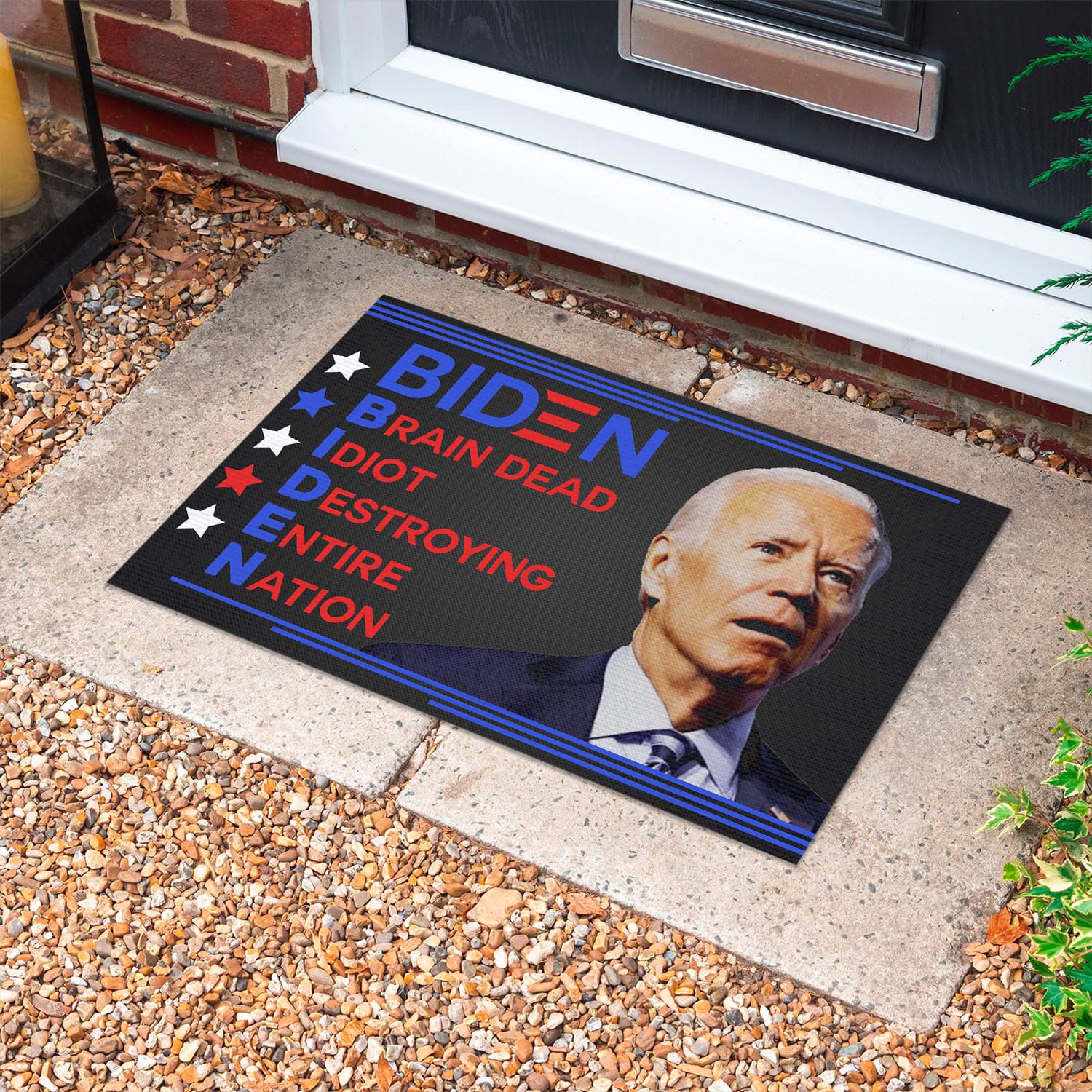2LV. Braindead Idiot Doormat Doormat mockup 10fx
