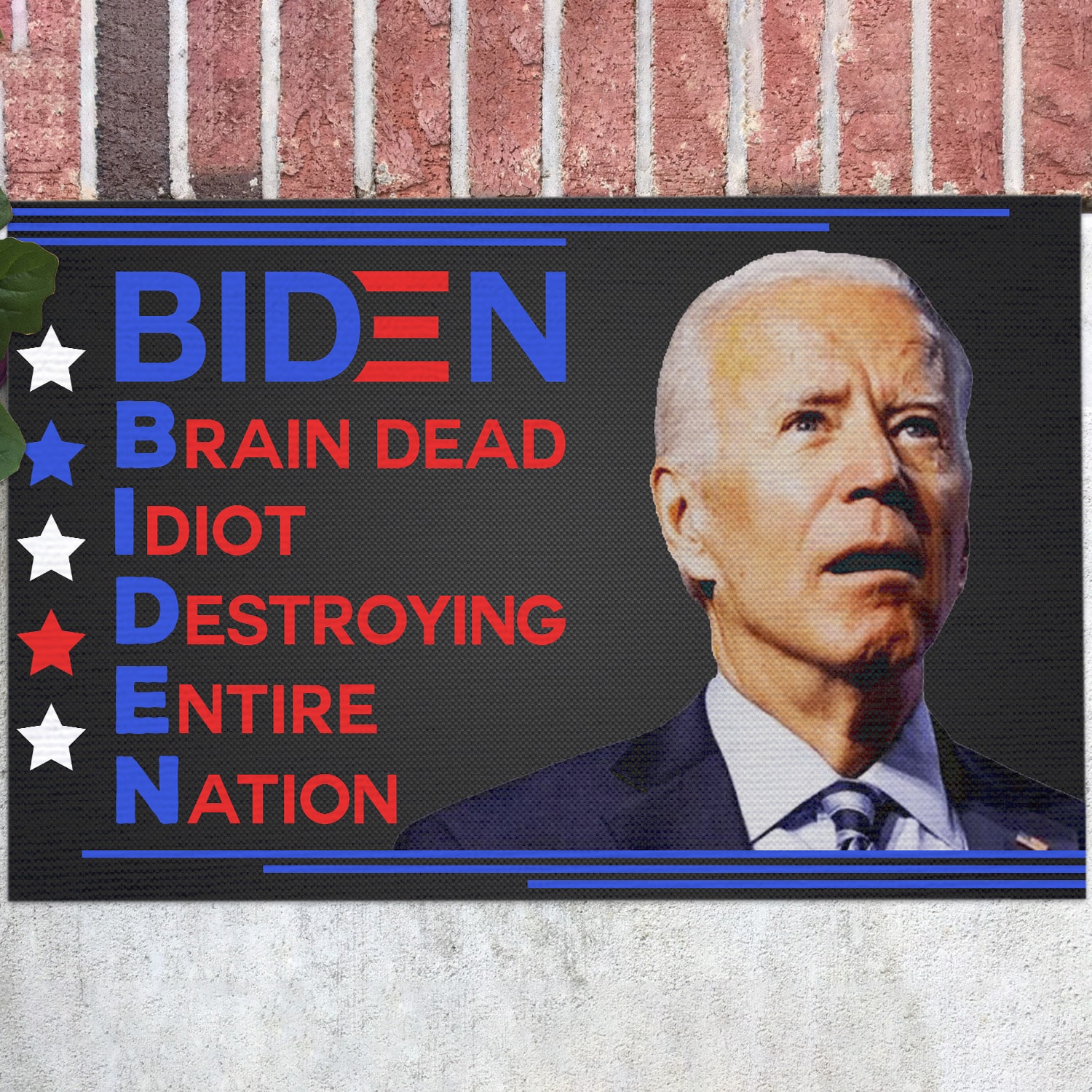 2LV. Braindead Idiot Doormat Doormat mockup 12