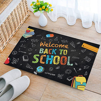 Welcome Back to School Doormat - Outdoor Indoor Doormat - Gifts For Teacher