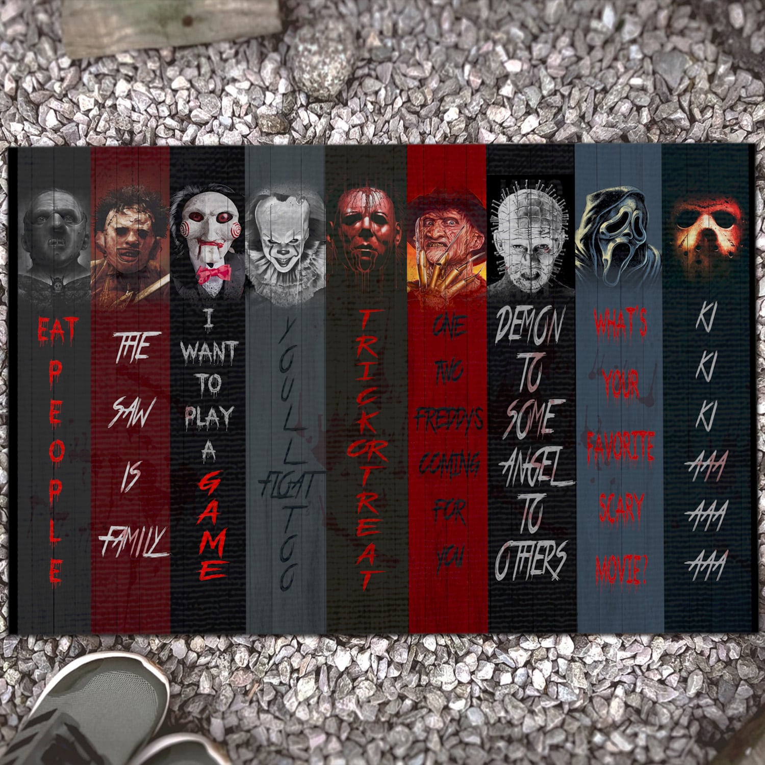 9H. Eat People Horror Character-Resize Doormat Mockup 13