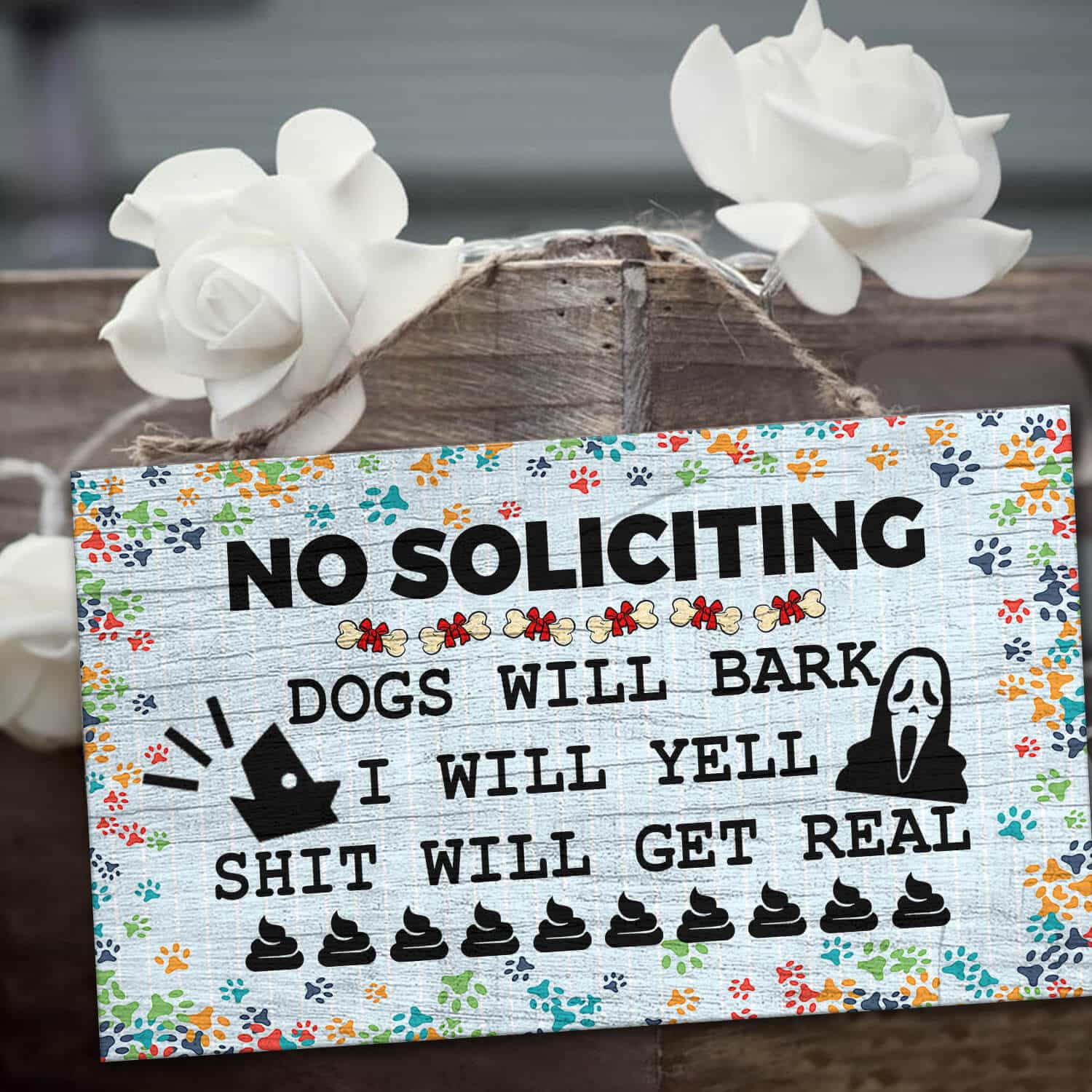 3HV. Dog Will Bark (doorsign) Mockup 3