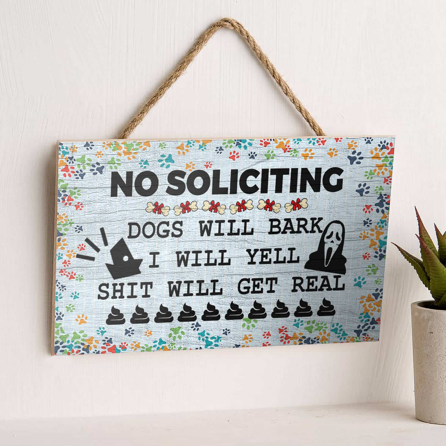 3HV. Dog Will Bark (doorsign) Mockup 6