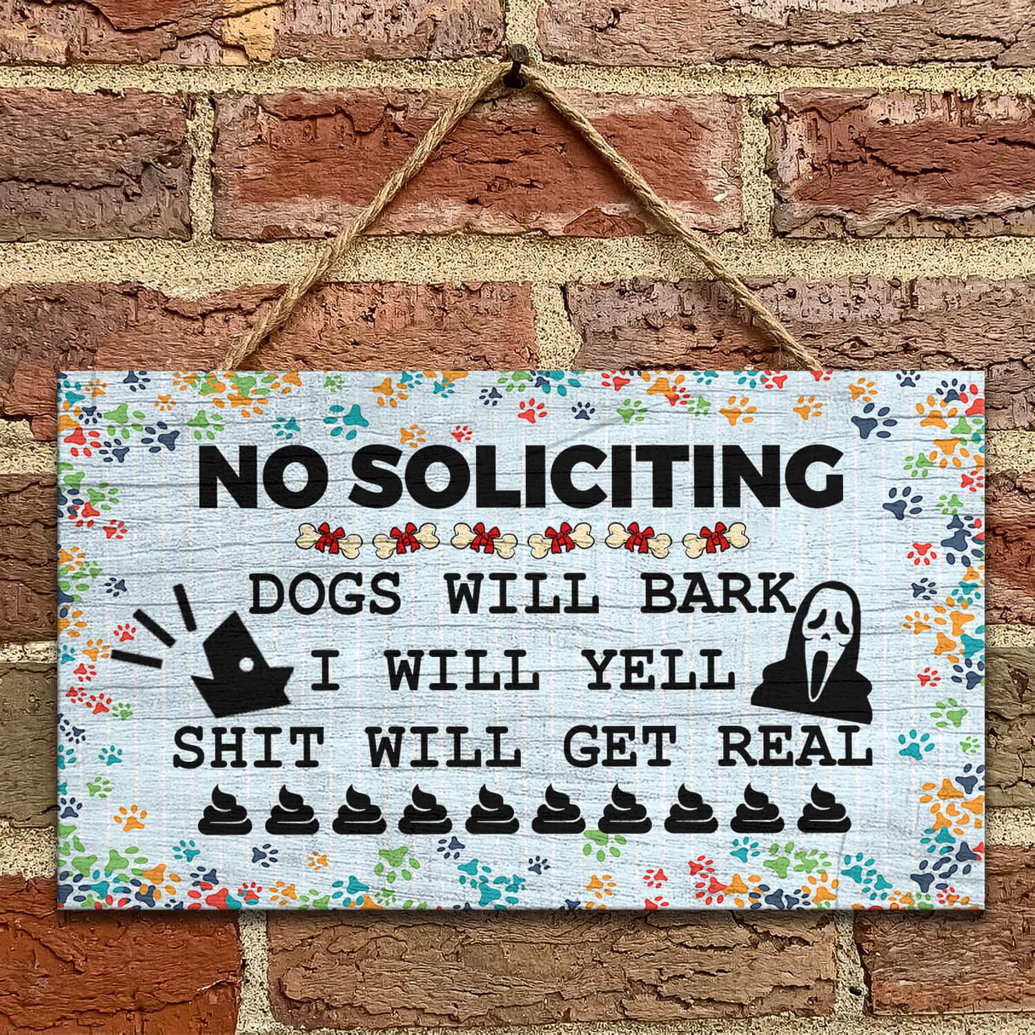3HV. Dog Will Bark (doorsign) Mockup 9