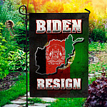 Biden Resign Afghanistan Garden Flag - Free Afghanistan House Flag - Wall Flag
