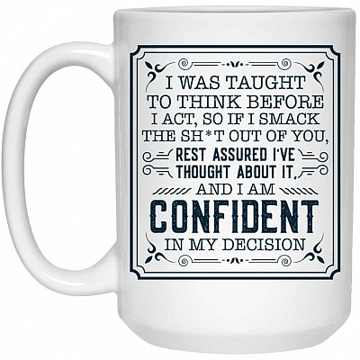 15 oz. White Mug