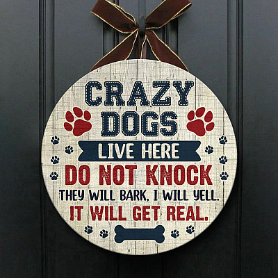 Wooden Door Sign