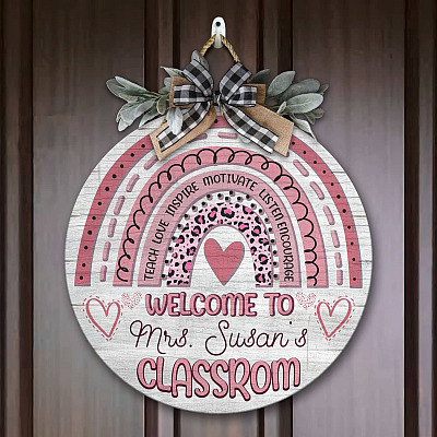 Wooden Door Sign