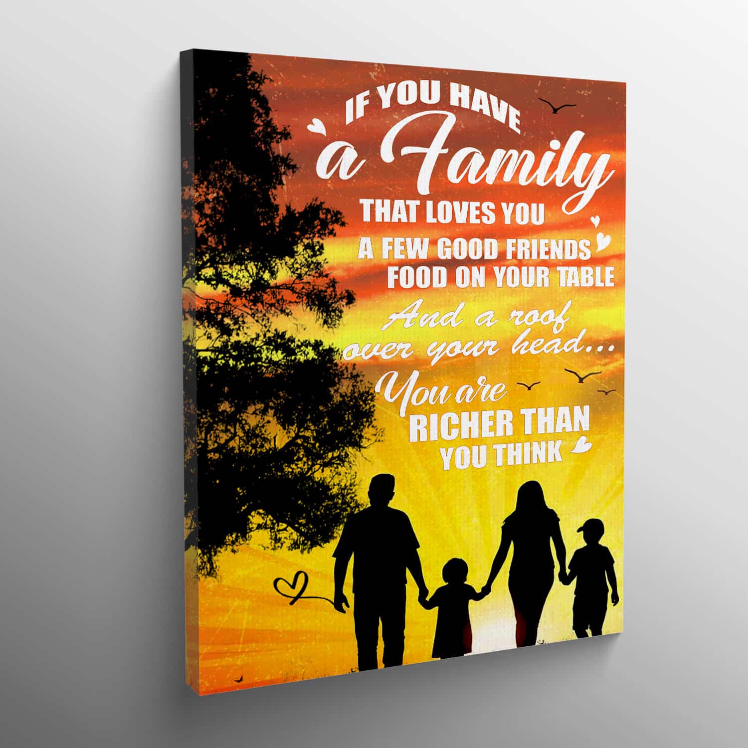 3O. Have A Family Canvas Portrait - Tilt Angle