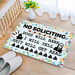 3HV. Dog Will Bark (doormat) Doormat mockup 2
