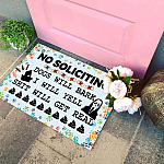 3HV. Dog Will Bark (doormat) Doormat mockup 4