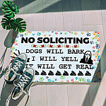 3HV. Dog Will Bark (doormat) Doormat mockup 5