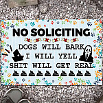 3HV. Dog Will Bark (doormat) Doormat mockup 13