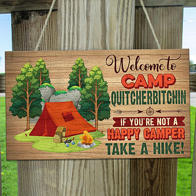 Wooden Door Sign
